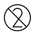 Single use symbol